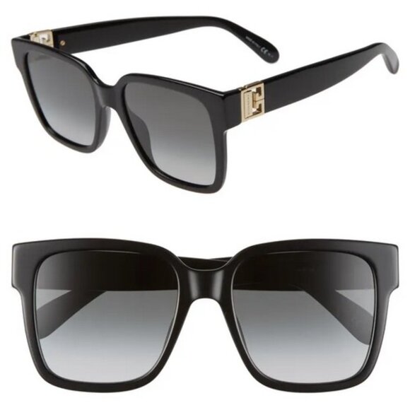 NEW Givenchy Black Square Oversized Sunglasses main image 11